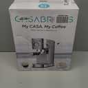 CASABREWS CM5418 Espresso Machine 20 Bar, Compact Espresso Maker with Steam Milk Frother, Stainless Steel Coffee Machine with 34oz Removable Water Tank for Cappuccino, Gift for Women or Men, Silver