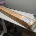 Huuger 102.4 Inch Sofa Table with Power Outlets, 23.9’’-34.4’’ Height Adjustable Range, Behind Couch Table with USB-C Ports, Sofa Tables Narrow Long, Skinny Console Table, for Small Spaces, White