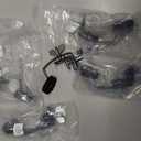 Drum-Damper-Mute-Silencer, Black Clamp-on Tone Control for Vintage & Modern-Snares-Tom-Drum-Accessories by Emptty (5PCS)