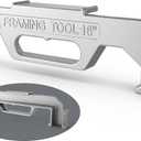 Kolvoii Framing Tool, 16 Inch On-Center Framing Tools, 100% Cast Aluminum Framing Spacing Tool, Measurement Jig Tool For Walls, Roofs, Floors or Ladders