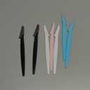 Dermaplane Razor For Women Men Eyebrow Razors Dermaplaning Tool For Face Shaver Home Hair Beauty blade Trimmer Microblades Peach Fuzz Remover micro dermabrasion facial tool 12pcs