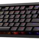 Logitech G515 Lightspeed TKL Low Profile Wireless Gaming Keyboard, LIGHTSYNC RGB, Thin Tenkeyless Design, PBT Keycaps, Tactile (Brown) Mechanical Switches - Black