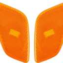Parts N Go Side Marker Light Set Replacement For 1997-2006 Wrangler Front Driver & Passenger Side Left Right - CH2551120, CH2550120, 5155628AC, 55155629AC