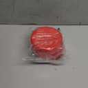 Uxcell 2pcs Rubber End Caps 100mm(4 Inch) ID Vinyl Round Tube Bolt Cap Cover Screw Thread Protectors Red, 50mm Height, 2 Packs