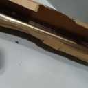 Ivilon Drapery Window Curtain Rod - End Cap Style Design 1 Inch Pole. 72 to 144 Inch Color Warm Gold