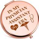 Physician Assistant Gifts for Women Compact Mirrors PA Week Gift Appreciation Thank You Gifts for Physician Assistant PA Student Birthday Present Medical Student Graduation Gift Folding Makeup Mirror