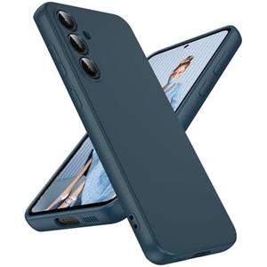 LeYi for Samsung S23 FE: Ultra Slim Shockproof Protective Galaxy S23 FE Phone Case with Soft Microfiber Lining, Anti-Scratch Funda for Basic Case (Blue), Pack Of 3
