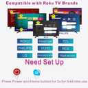 2 x Universal Remote for Replacement Roku TV Remote, Not Compatible with Roku-Stick, Roku Streaming Stick, No Voice