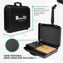 iPresent PRO Portable Presidential Teleprompter for iPad Tablet & Monitor with Remote Control, Hardcase & APP, Live Events Public Speaking & Conference, Speech Prompter Stage Autocue