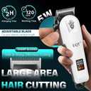 Hair Clippers for Men Rechargeable Cordless Beard Trimmer & Electric Shaver, Hair Cutting Kit with LCD Display Gift for Dad, Husband, Men