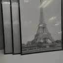 upsimples 24x36 Poster Frame Black 3 Pack, Scratch-Proof Picture Frames 24 x 36 for Photo Gallery - Slide-In Strips, Horizontal or Vertical Wall Mounting