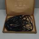 BUSOHE Cat 8 Ethernet Cable 60 FT, 40Gbps 2000MHz Cat8 High Speed Flat Internet Network Patch Cord, SFTP Shielded LAN Wire with Gold Plated RJ45 Connector, with Clips, Outdoor Indoor- 60FT Black