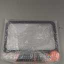 Large Magnifying Glass with Light, Full Page Magnifier 48LED Cold & Warm Light with 3 Modes, Folding Handheld Illuminated Lighted Magnifier for Seniors Low Vision Reading Inspection (Orange)