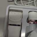 Pubic Hair Trimmer Women - Electric Razors for Women's Body Groomer, Replaceable Ceramic Blade Heads, Face Hair Remover Head, USB-C&Dock Charging, Waterproof&Easy Cleaning (White)