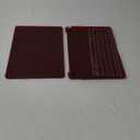 IBENZER Compatible with New MacBook Air 13 inch Case 2022 2021 2020 M1 A2337 A2179 A1932, Plastic Hard Shell Case with Keyboard Cover for Mac Retina Display with Touch ID, Wine Red, MMA-T13WR+1B