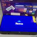 Roku Smart TV 24-Inch Select Series, 720p HD TV Roku TV with Voice Remote Flat Screen LED Television with Wi-Fi for Streaming Live Local News, Sports, Family Entertainment