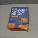 Inflatable Dog Cone Collar with Detachable Sturdy Shield,Soft&Lightweight-Ideal for Post-Surgery Recovery and Daily Wear,Suitable for Small Medium Large Dog Breeds(Donut Pink,L) (L(Neck:15-18"))