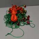 Gejoy 60 Pieces Christmas Bell Necklaces xmas Bell Decorations for Holiday Supplies (Red and Green)