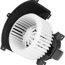 AC Heater Blower Motor Fan White with Cage - Compatible with Volkswagen & Audi Vehicles - Touareg 2004, 2005, 2006, 2007, 2008, 2009, 2010, Q7 07-15 - Replaces 7L0 820 021 Q, 700262, 7L0-820-021-Q