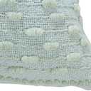 2 x ACCENTHOME Boho Throw Pillow Cover 20x20 Inch (2 Pc) Cotton Hand Woven Decorative Design Pillows for Farmhouse Couch Sofa Bedroom | Sage Tufted Pillow Covers | Home Decor Textured Hug Pillowcases