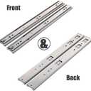 Soft Close Drawer Slides 22 Inch 6 Pairs, Side Mount Metal Ball Bearing Full Extension Drawer Slides Rails,10 12 14 16 18 20 22 Inch 100 LB Load Capacity Cabinet Wardrobe Slider Kitchen Glides