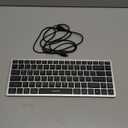 TECKNET Bluetooth Keyboard Rechargeable, 4-Device (2.4G+3BT) Wireless Keyboard, Ultra-Slim Quiet Typing, 14 Hotkeys Computer Keyboard for PC/Laptop/Smart TV/Tablet/iPad