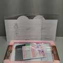 Rechargeable LED Drawing Board, 15 Inch 9-Color Light Modes Neon Art Light Up Writing Tablet Tracing Pad for Kids, Sketching Gift Toy for Teens, 5 Markers, 10 Tracing Sheets (Pink)