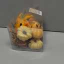 Artgar Pumpkin Decor Set, 23 PCS Fall Harvest Decorations Including Mini Pumpkins, Acorns, Pinecones, Berries, Maple Leaves for Home Table Wedding DIY Fall Halloween Thanksgiving Decor