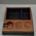 Espresso Knock Box With 54mm Tamping Station For Breville Espresso Accessories Adjustable Portafilter Height, Detachable Coffee Dump Bin (4in 1)