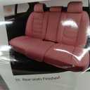 TIEHESYT Car Seat Covers Full Set, Breathable Leather Automotive Front and Rear Seat Covers, Car Seat Protectors Full Set, Compatible with Most Vehicles, SUV (Cute Pink, Front Pair and Rear)