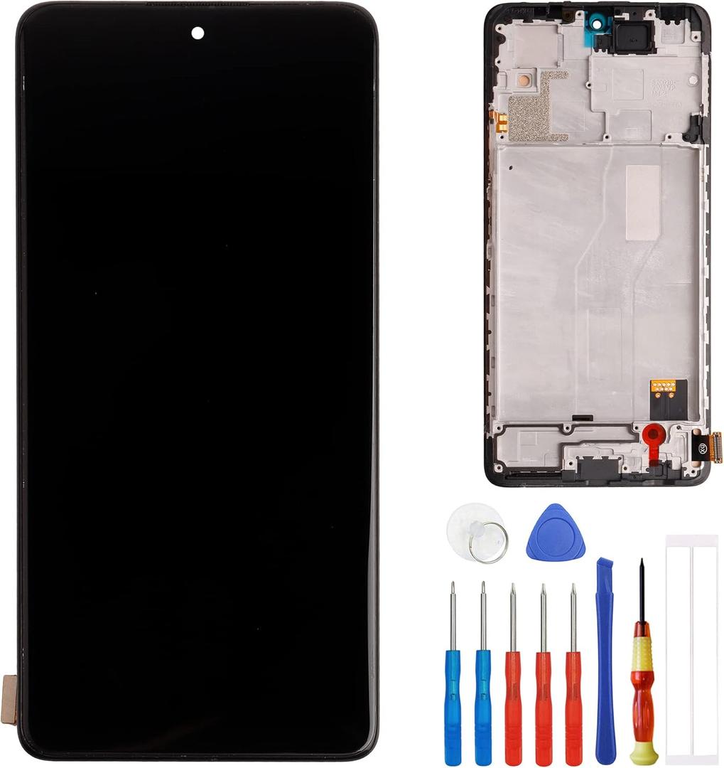 LCD Display Compatible with Redmi Note 10 Pro 4G M2101K6G 6.67" LCD Display Touch Screen Assembly with Frame+ Tools