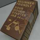 Superbaking Sourdough Starter Jar, Beginner Sourdough Starter Kit, 34oz Wide Mouth Sour Dough Glass Jar with Guides & Recipes, Sourdough Bread Baking Supplies, Sourdough Container Crock