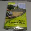 Magnetic Screen Door - Fit for Door Size:36 x 82 Inch, Screen Itself Size:38"x83", Hands Free Mesh Partition,Heavy Duty Curtain Keeps Bugs Out, Frame Hook & Loop, Pet and Kid Friendly (Polyester-Black)