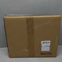 MyGift Office Desktop Document File Folder Rustic Burnt Brown Wood Binder Storage Organizer Rack with 3 Compartments and Chalkboard Labels