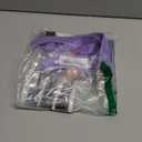 INNERZEN 2 Pieces Dog Diaper Suspenders, for Female and Belly Band for Male, Prevent Diapers from Falling Off,Suspender for Dog in Heat/Period(Black&Purple,M/L)