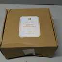 DN DECONATION 4PCS Christmas Ball Ornaments  4 Brown Glass Hanging Ball Ornaments Set for Christmas Tree with Shimmering Gold Lines, Winter Decor Holiday Decorations Xmas Gifts