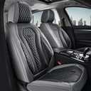 Coverado Car Seat Covers Full Set, Black Seat Covers, Automotive Car Seat Cover, Car Seat Cushion, Car Seat Covers Front Seats Back Seat Covers, Car Seat Protector Universal Fit Most Cars