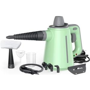 VeRosky Handheld Steam Cleaner, Pressurized Multi-Surface Steam Cleaner for Home Use with 10pcs Tools and Safety Lock to Remove Grime, Grease, Steamer for Cleaning Floor, Upholstery, Grout and Car