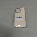 PinLiSheng for iPhone 16 Pro Case, Liquid Silicone with [Soft Anti-Scratch Microfiber Lining] [Metal Buttons] Shockproof Slim Protective Phone Case for Women Men - White