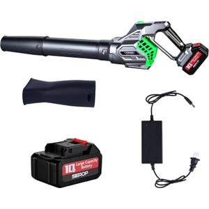 Electric Leaf Blower Cordless with Power Display Screen, Blowers for Lawn Care, 3 Speed Mode, 2.5-Hour Extended Battery Life, 180 Rotating Handheld Leaf Blower for Yard, Patio and Outdoor Use