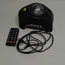 Northern Galaxy Light Aurora Projector with 33 Light Effects, LED Star Projector for Bedroom Nebula Lamp, Remote Control, White Noises, Bluetooth Speaker for Parties (Black)