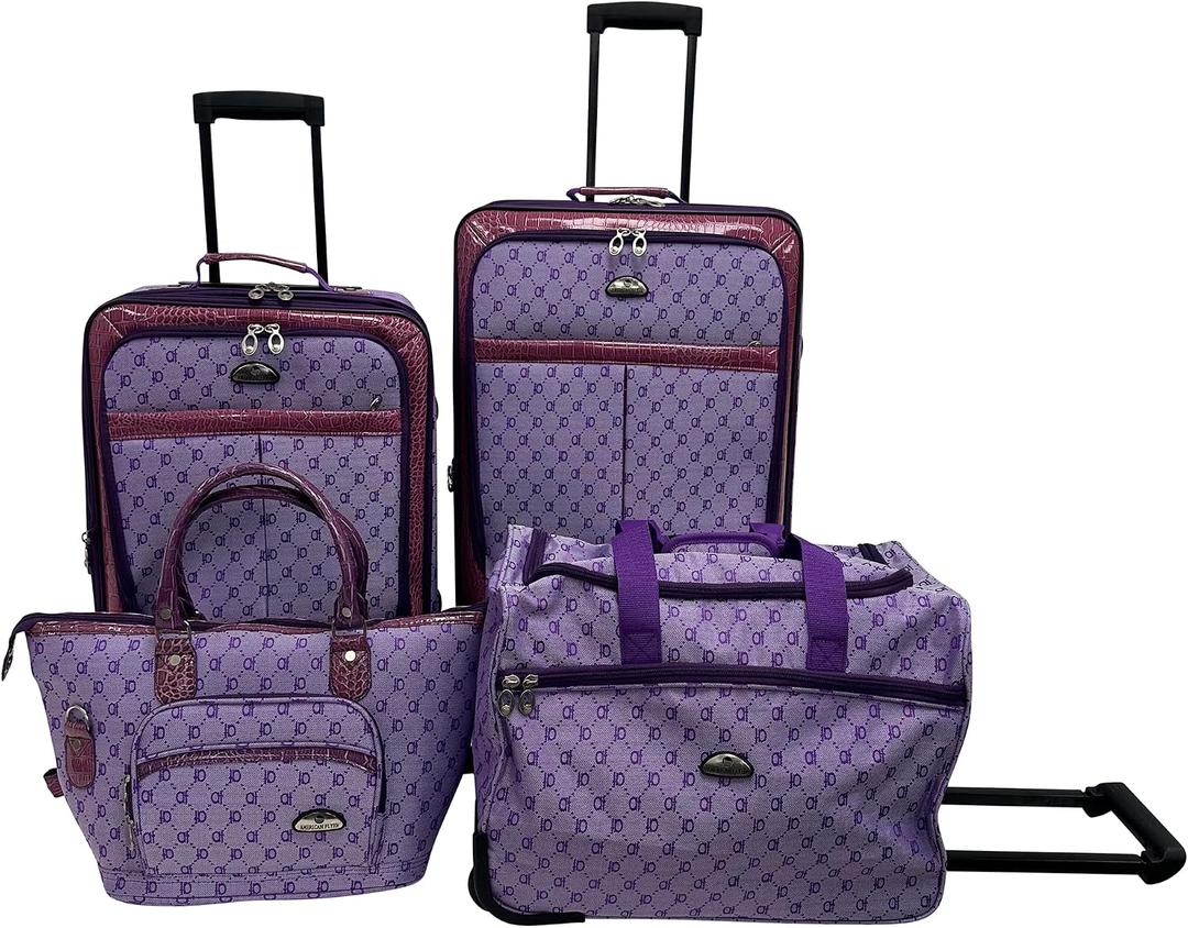 American Flyer Signature 4 Piece Set, Light Purple, One Size