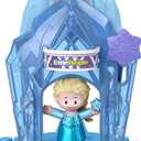 Fisher-Price Little People Toddler Toy Disney Frozen Elsas Palace Playset with Figure for Preschool Pretend Play Kids Ages 18+ Months