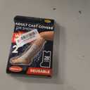 Mighty-X 100% Waterproof Cast Covers for Shower Leg - 2pk - Tight Seal - Reusable Adult Half Leg Cast Protectors - Knee, Ankle, Foot - After Surgery Bandage and Dressing Cast Bag for Wounds and Burns