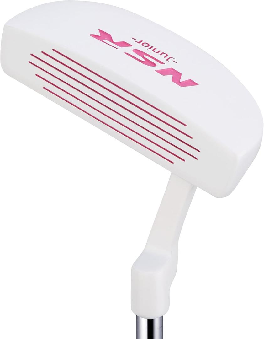 PGM Kids Junior Youth Putter Golf Club Left Handed with Alignment line for Age 3-15, Soft Grip Stainless Steel Putter with Enhanced Control