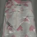 Artoid Mode Pink Heart Love Valentine's Kitchen Towels Dish Towels, 18x26 Inch Farmhouse Anniversary Wedding Decoration Hand Towels Set of 4