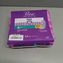 Poise Incontinence & Postpartum Pads for Bladder Leaks, 3 Drop Light Absorbency, Regular Length, 54 Count, Packaging May Vary