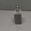 Hand Liquid&Lotion Soap Dispenser Pump Bottle Natural Marble for Kitchen Bathroom Countertop Laundry Room Holds Dish Soap Shampoo Laundry Liquid Shower Gel (Grey Sand)