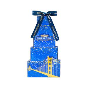 Ghirardelli Chocolate Gift Tower by Wine Country Gift Baskets Gift for Families College Students Appreciation and more. BB: 2026-Mar-31