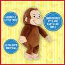 Kids Preferred Curious George Monkey Stuffed Animal Plush Toys Soft Cutest Cuddle Plushie Gifts for Baby and Toddler Boys and Girls - 12 Inches